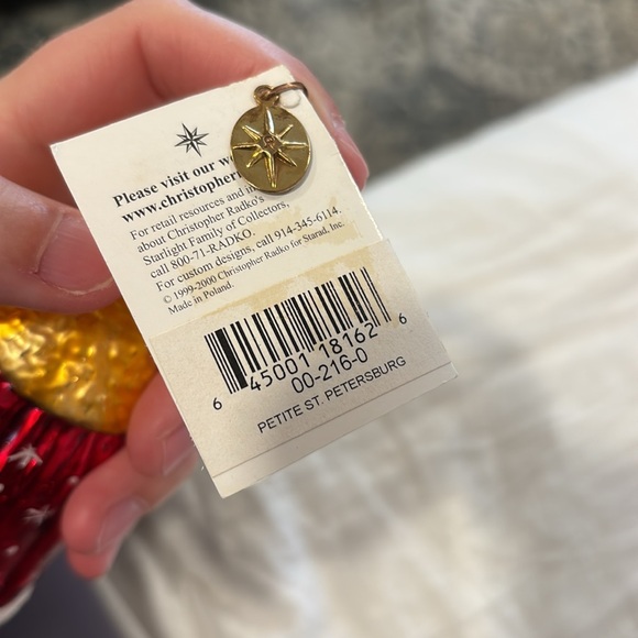 Vintage 1999 - 2000 Christopher Radko Santa Ornament - Picture 5 of 6